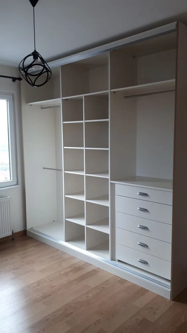 Closet Blanco Completo — Walk-in